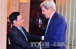 Phó Thủ tướng, Bộ trưởng Ngoại giao Phạm Bình Minh tiếp Cựu Ngoại trưởng Hoa Kỳ John Kerry 